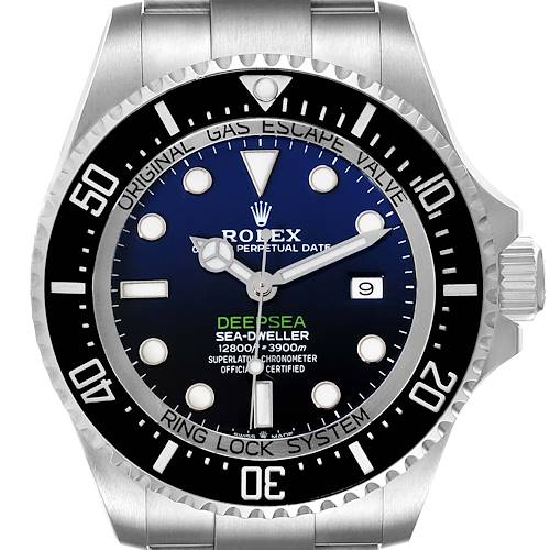 Photo of Rolex Seadweller Deepsea Cameron D-Blue Dial Steel Mens Watch 126660 Box Card