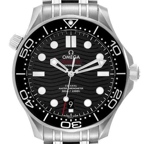 Photo of Omega Seamaster Diver 300M Black Dial Mens Watch 210.30.42.20.01.001 Unworn