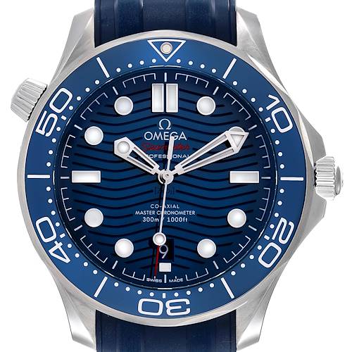 Photo of Omega Seamaster Diver 300M Co-Axial Mens Watch 210.32.42.20.03.001 Box Card