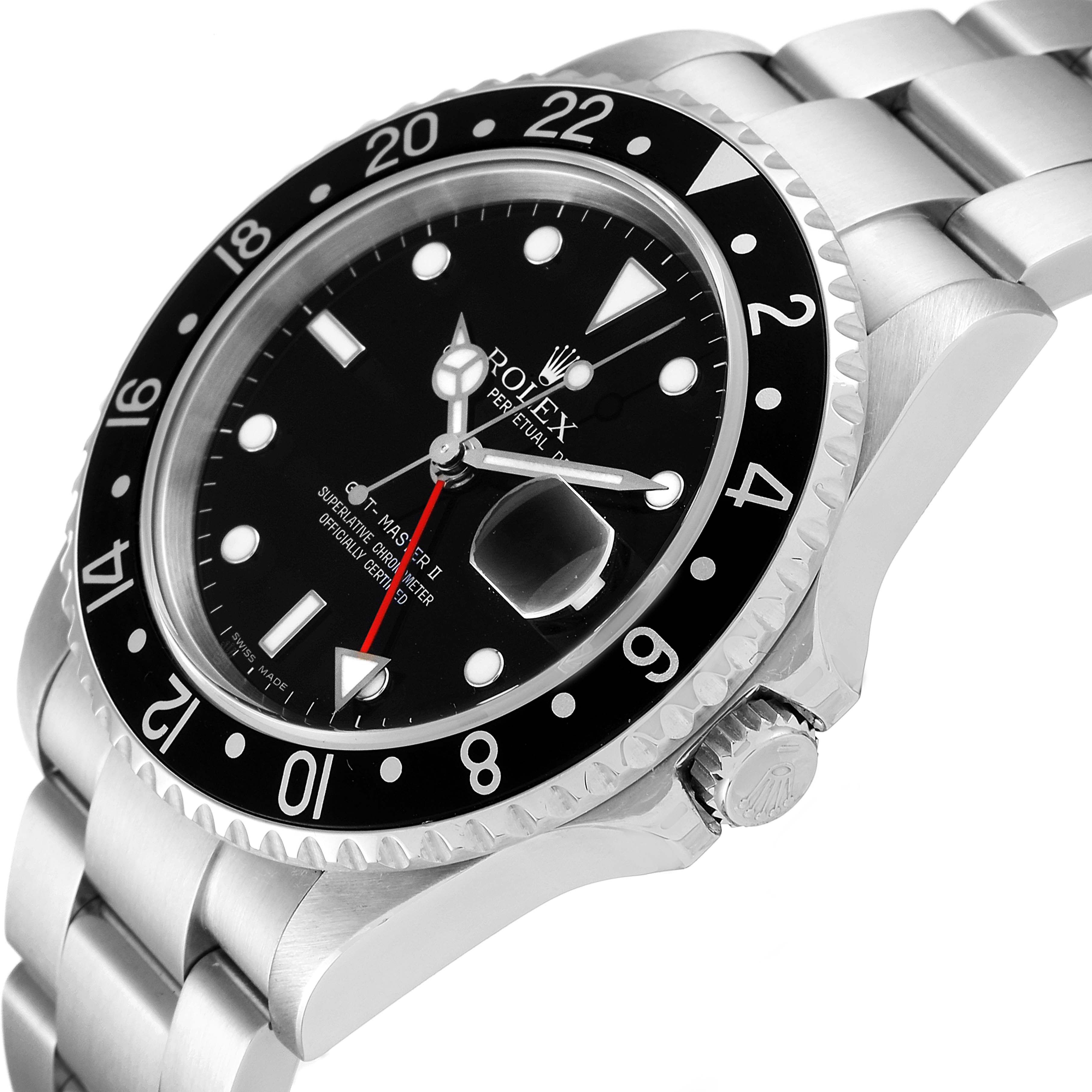 rolex gmt master 2 black bezel