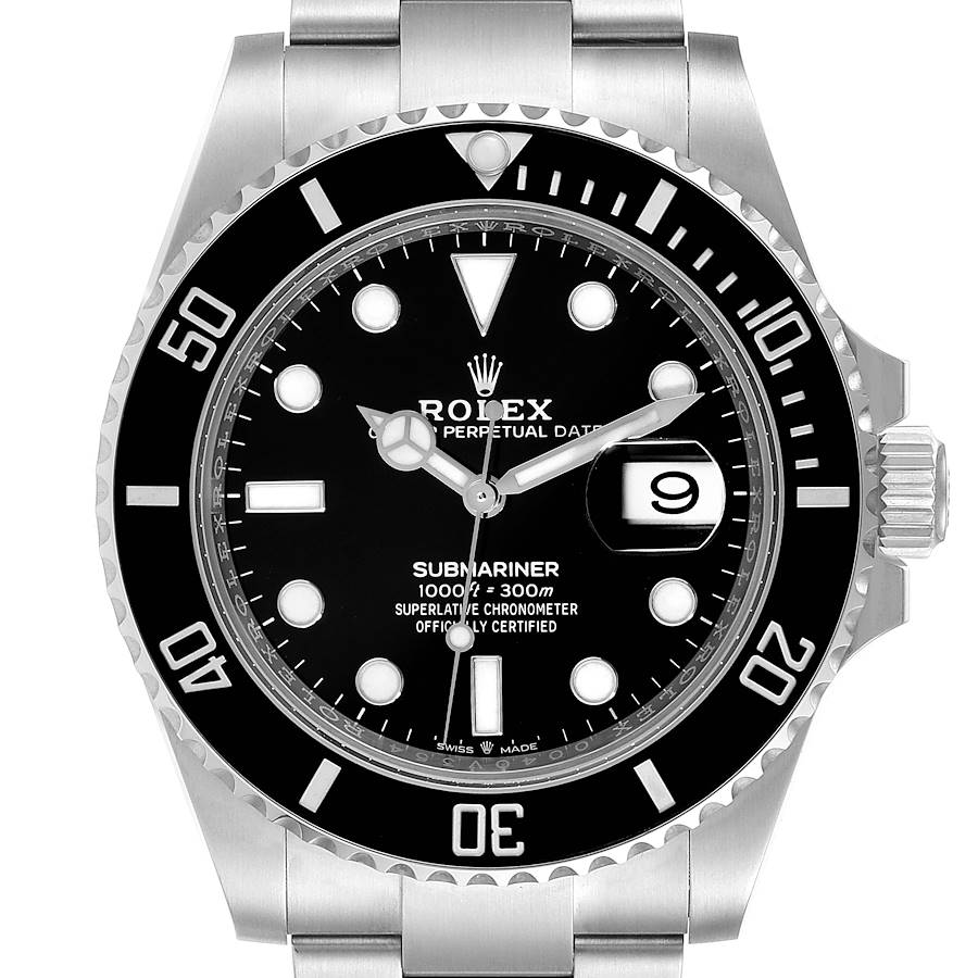 Rolex Submariner Cerachrom Bezel Oystersteel Mens Watch 126610 Box Card SwissWatchExpo