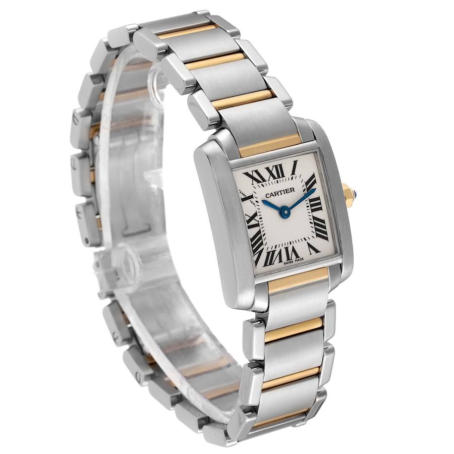 Small Cartier Two-Tone Tank Francaise Watch W51007Q4.