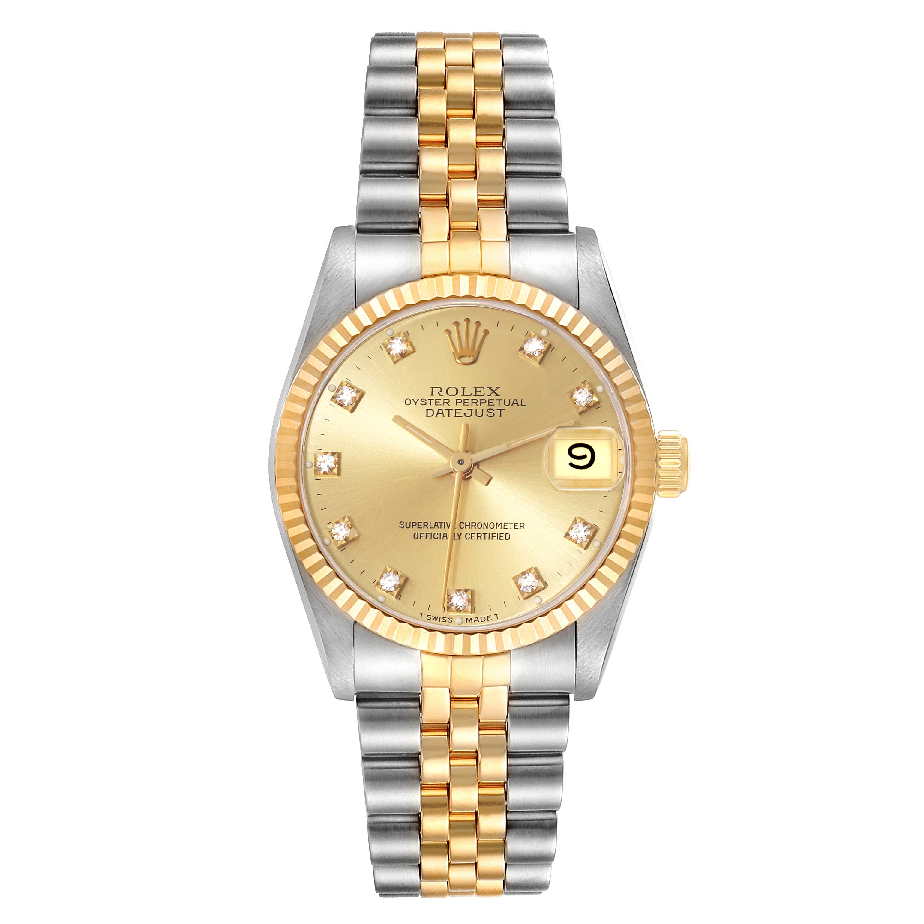 りんつ　1221 Rolex Mid-Size Steel and Gold (two tone) 68273 | Stock 54438