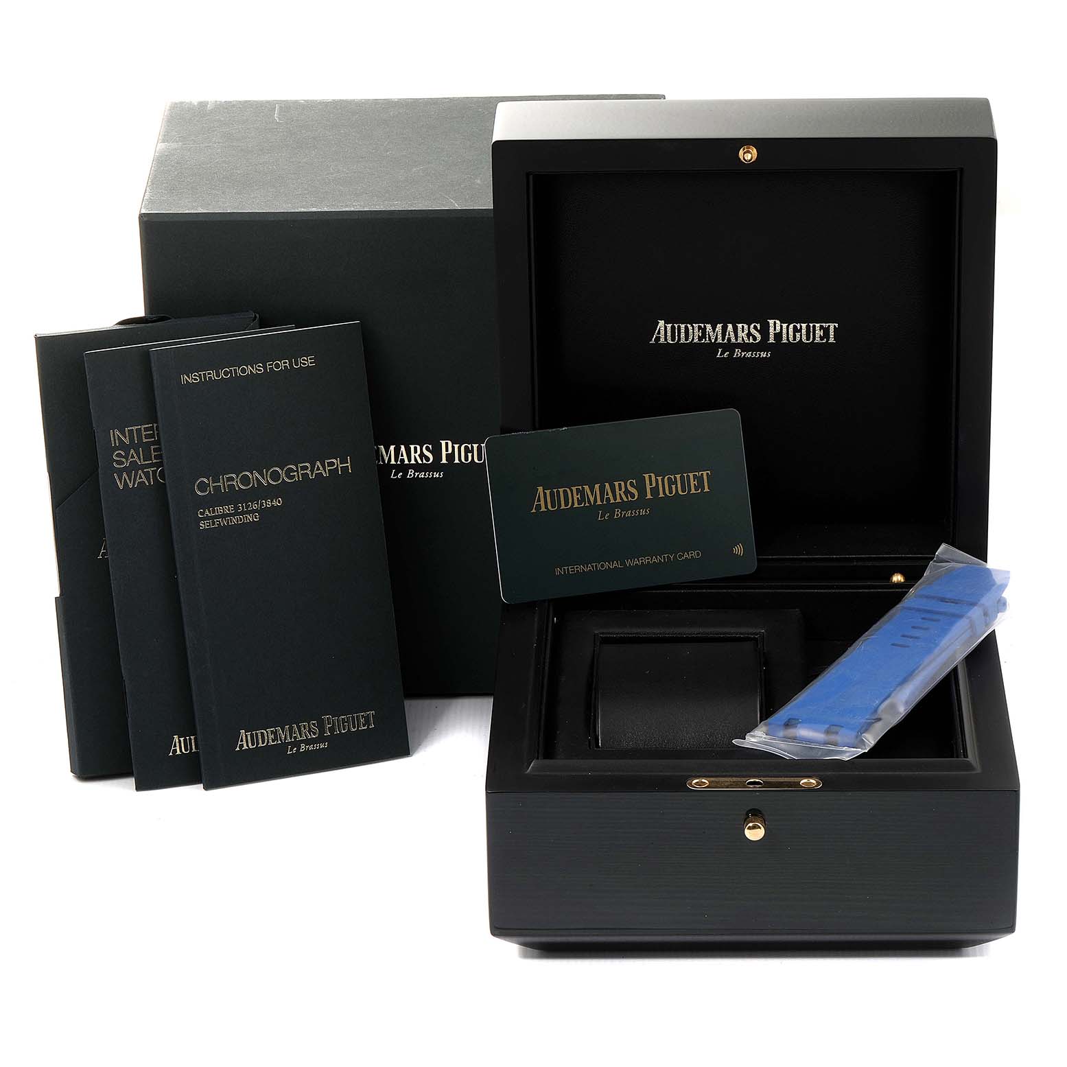 Audemars Piguet Royal Oak Offshore Chronograph Blue Dial Watch 26400 ...