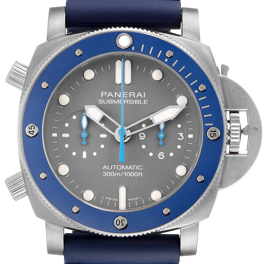 Panerai Luminor Submersible Guillaume Nery Titanium Watch PAM00982 Unworn SwissWatchExpo