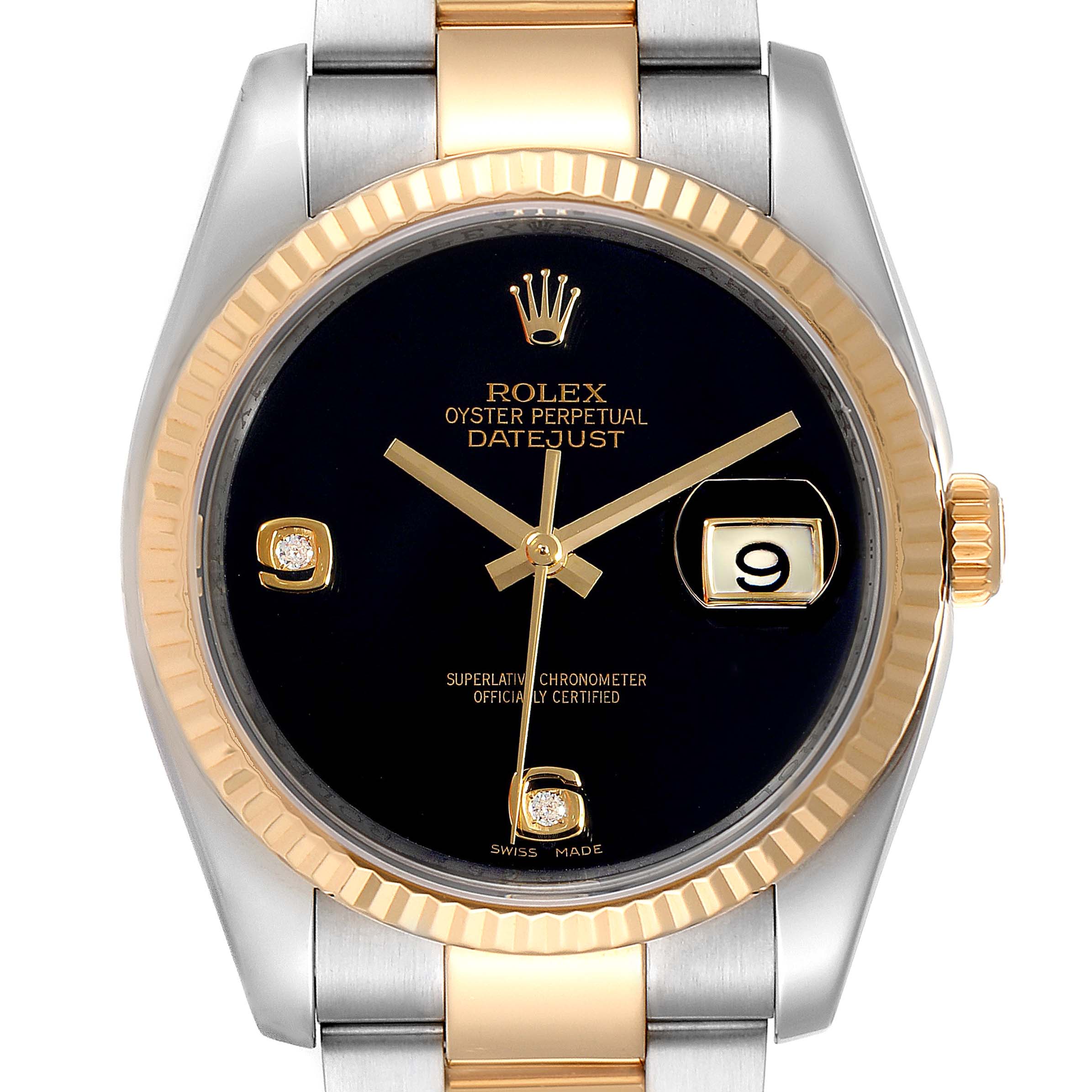 rolex datejust onyx