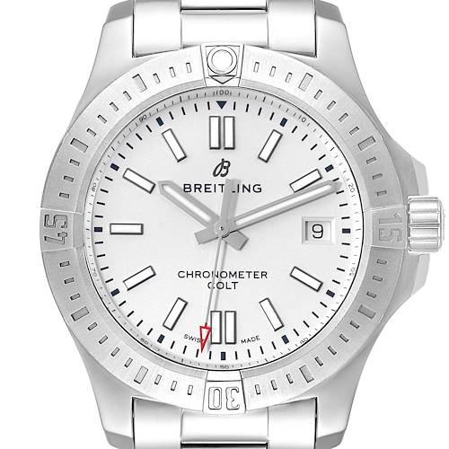 Photo of NOT FOR SALE Breitling Colt White Dial Automatic Steel Mens Watch A17313 Box Card PARTIAL PAYMENT