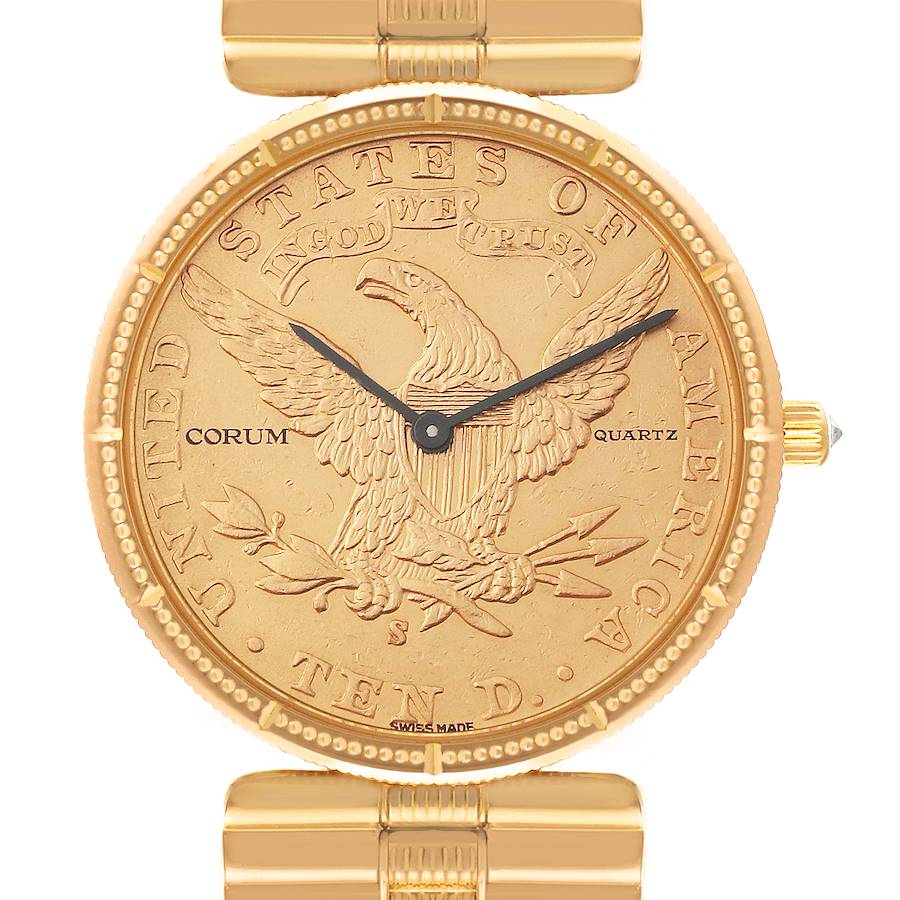 Corum Coin 10 Dollars Double Eagle Yellow Gold Ladies Watch 1901