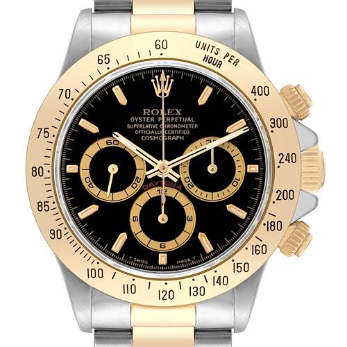 Photo of Rolex Daytona Steel Yellow Gold Zenith Movement Mens Watch 16523