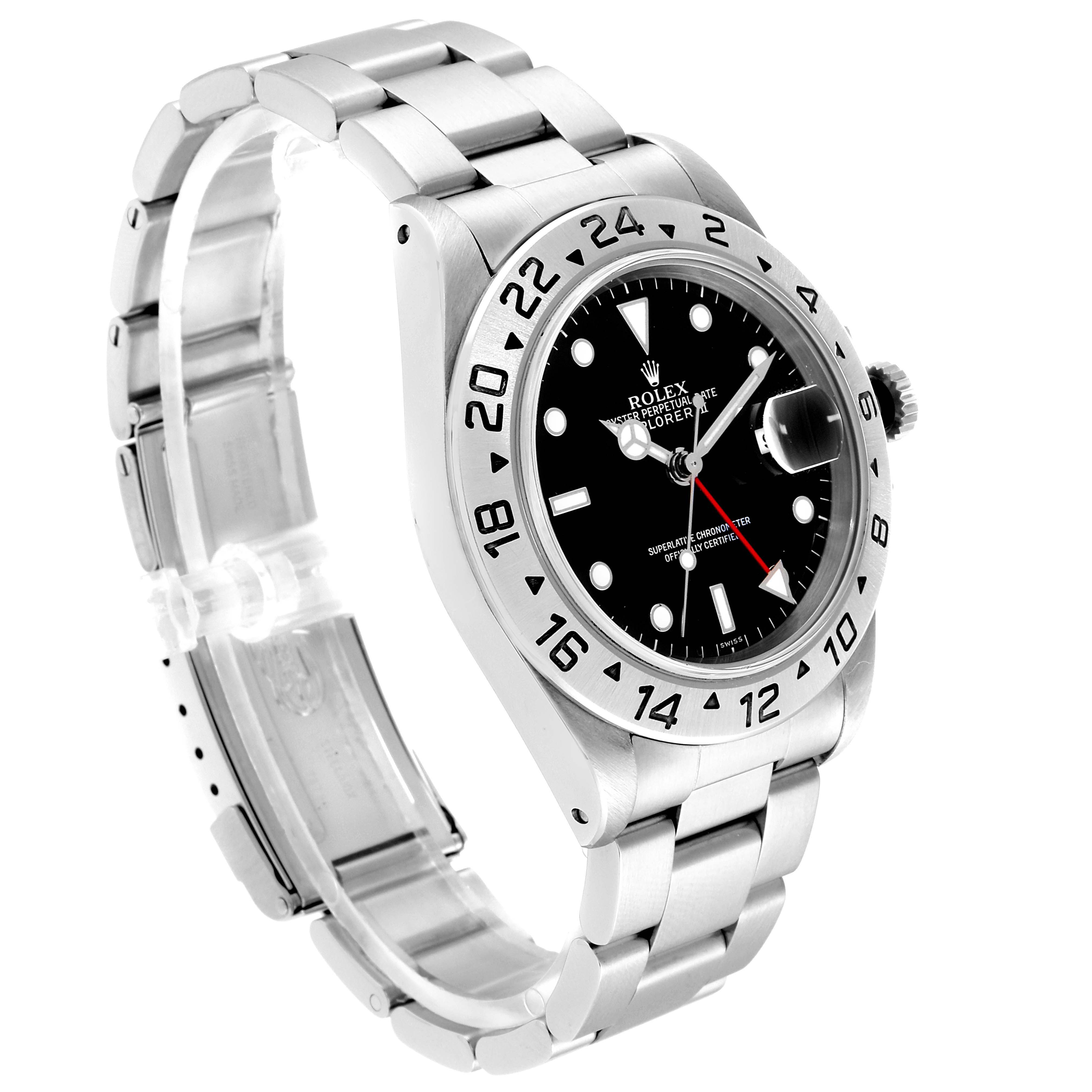 This image shows a Rolex Explorer 16570 Men
s Stainless Steel Black Dial 16570 Men
s Stainless Steel Black Dial watch from a three-quarter angle, highlighting the bezel, dial, and bracelet.