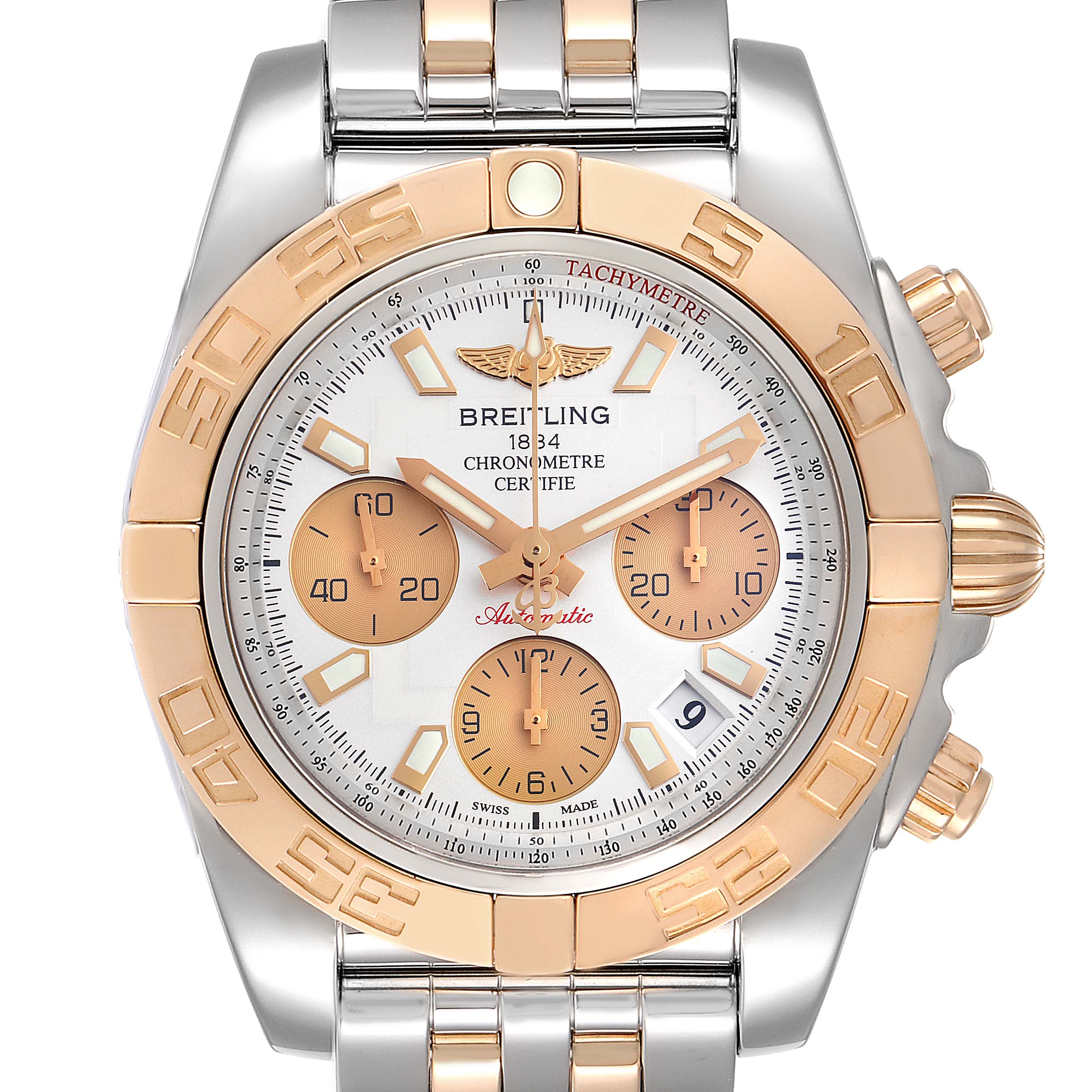 breitling chronomat 41 rose gold