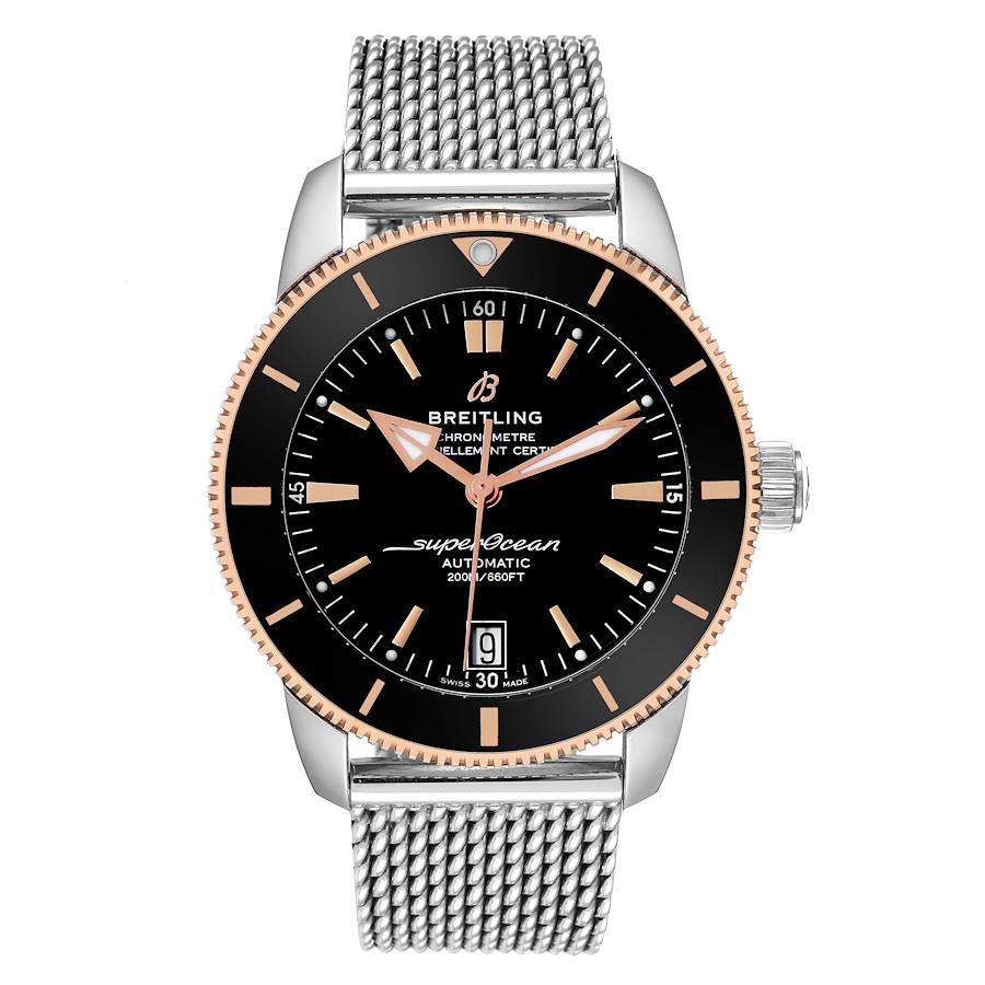 breitling superocean 44 gold bezel
