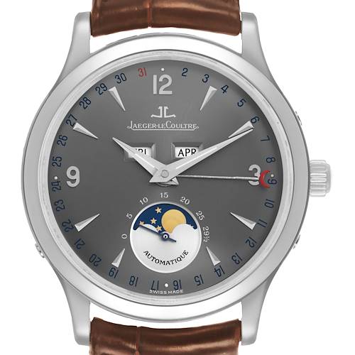 Photo of Jaeger LeCoultre Master Control White Gold Mens Watch 140.3.98 Box Papers