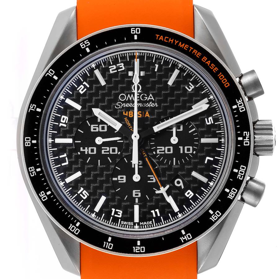 Omega Speedmaster HB-SIA GMT Titanium Watch 321.92.44.52.01.003 Unworn SwissWatchExpo