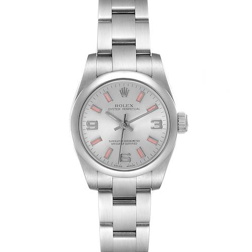 Photo of Rolex Oyster Perpetual 26 Steel Silver Dial Ladies Watch 176200