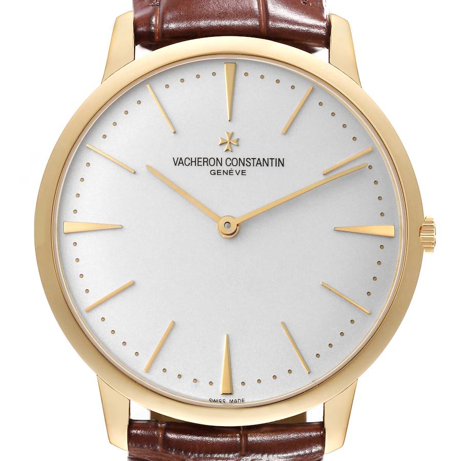 Vacheron Constantin Patrimony Grand Taille 40mm Yellow Gold Mens Watch 81180 SwissWatchExpo