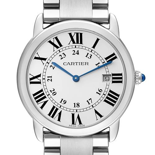 Photo of Cartier Ronde Solo Large 36mm Stainless Steel Mens Watch W6701005