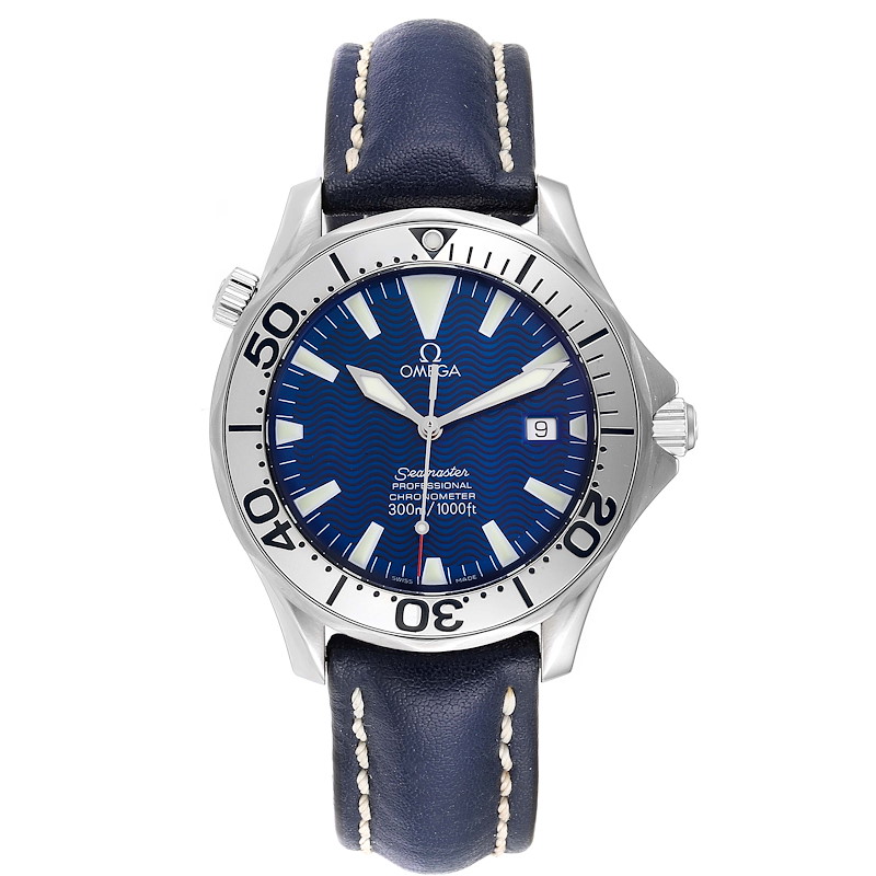 Omega Seamaster 300M Blue Dial Steel Mens Watch 2255.80.00