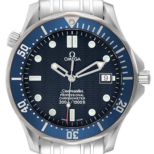 Photo of Omega Seamaster 300M Blue Dial Steel Mens Watch 2531.80.00 Box Card