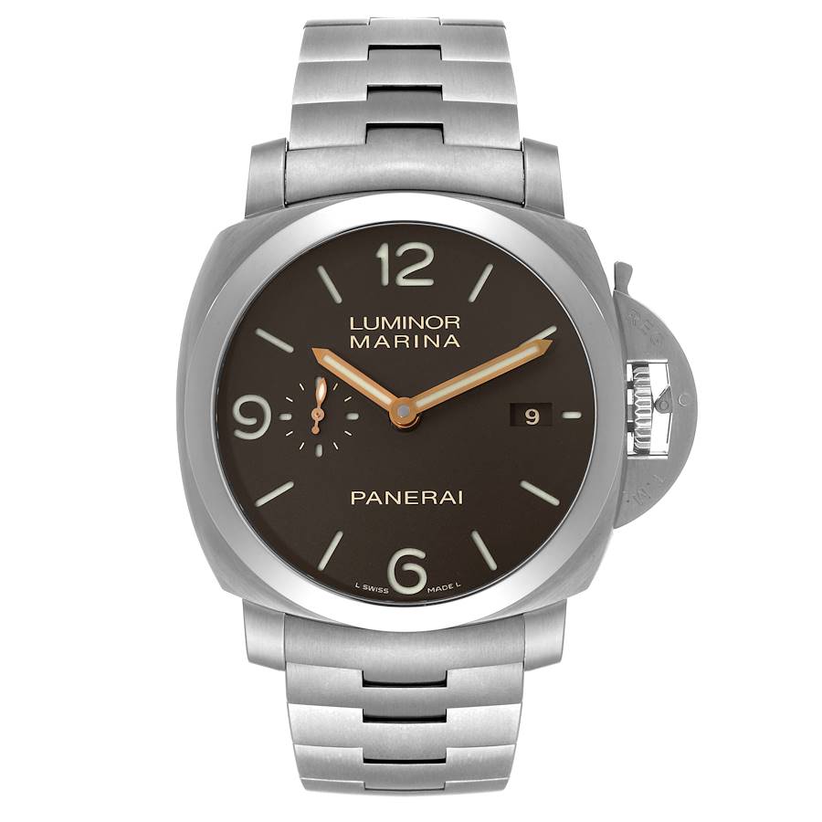 Panerai Luminor Marina 1950 3 Days Titanium Mens Watch PAM00352