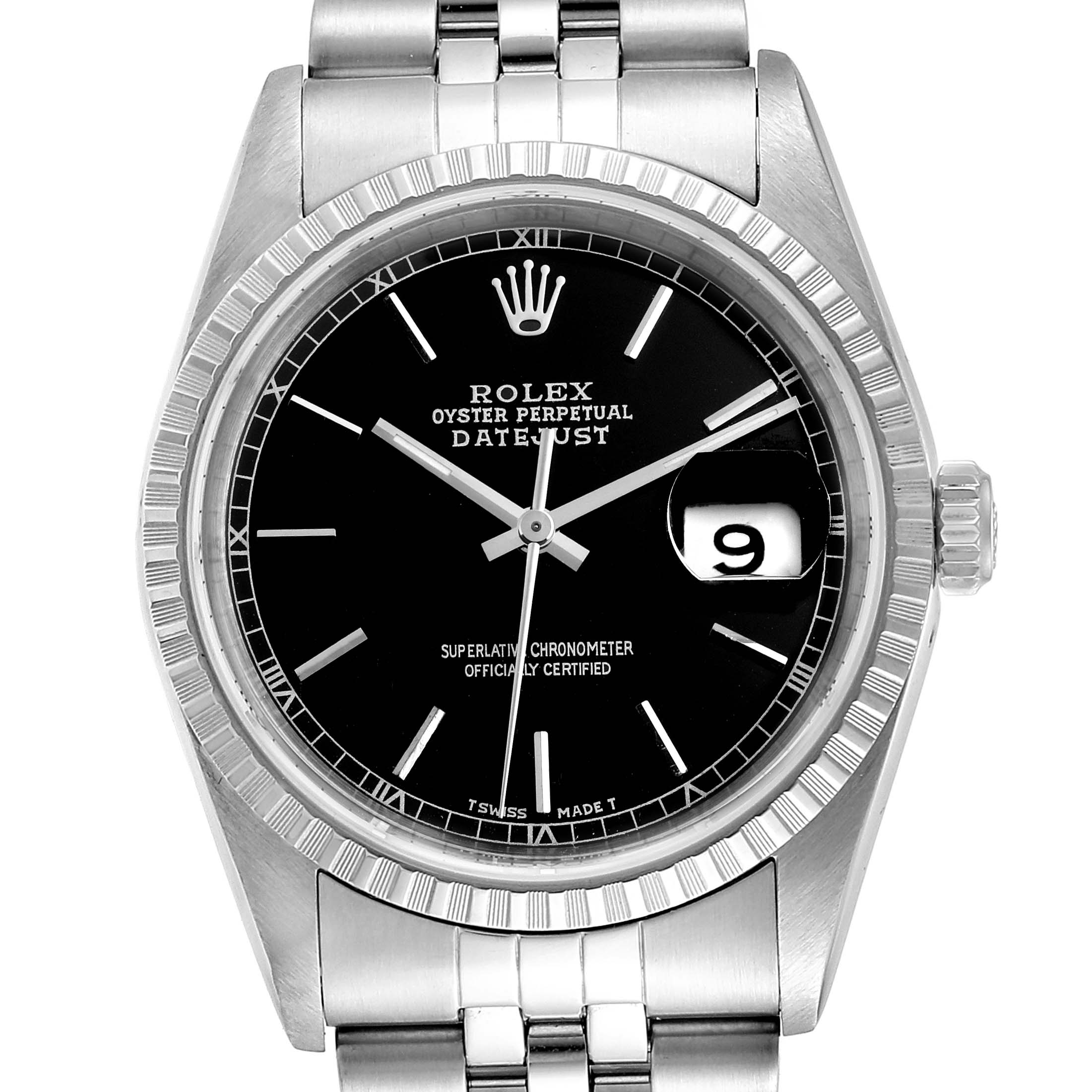 datejust black dial jubilee