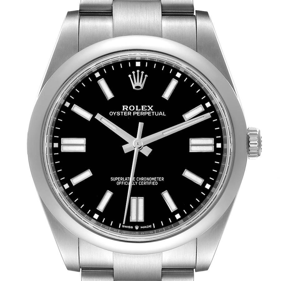 Rolex Oyster Perpetual 41mm Automatic Steel Mens Watch 124300 Box Card SwissWatchExpo
