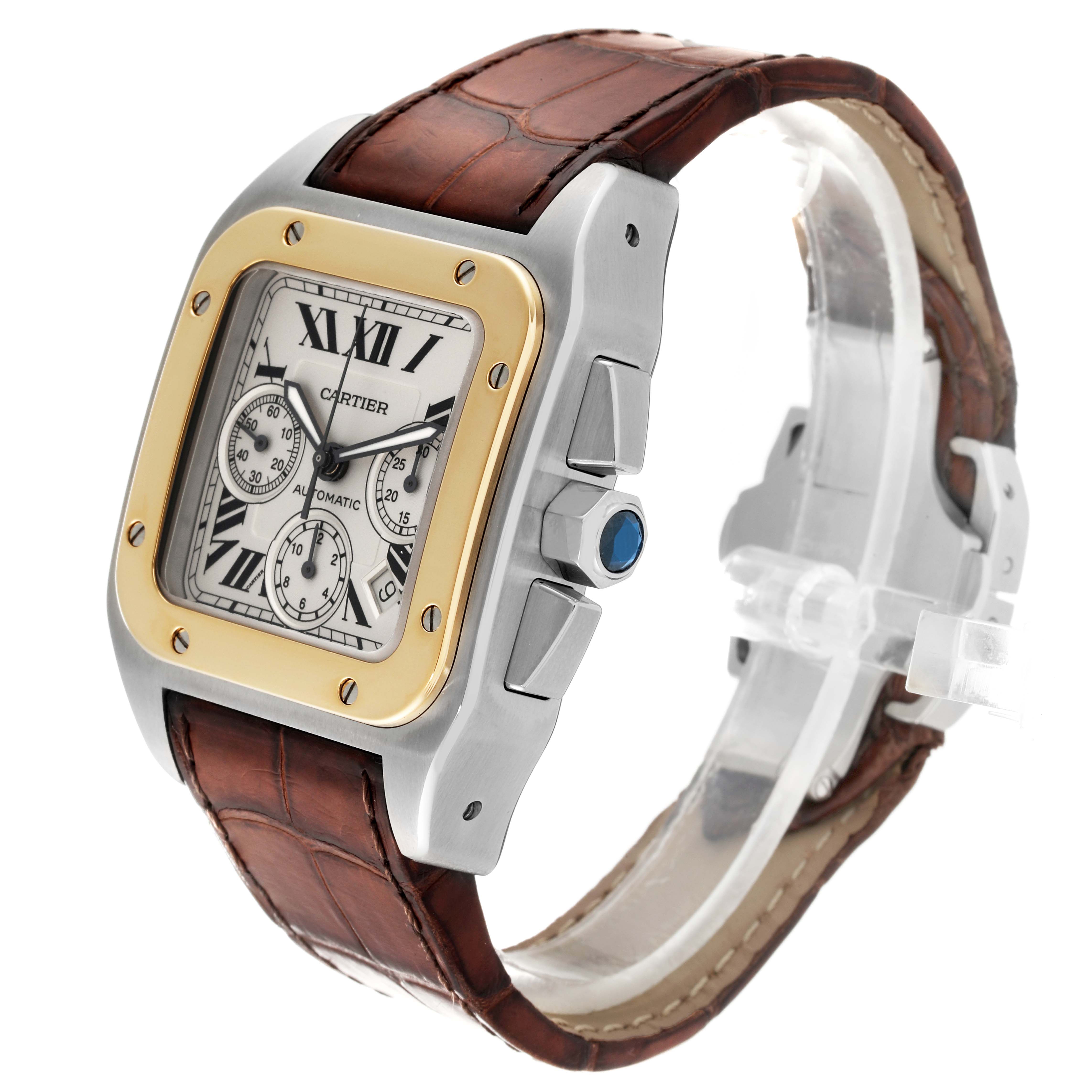 Cartier Santos Steel and Gold (two tone) W20091X7 | Stock