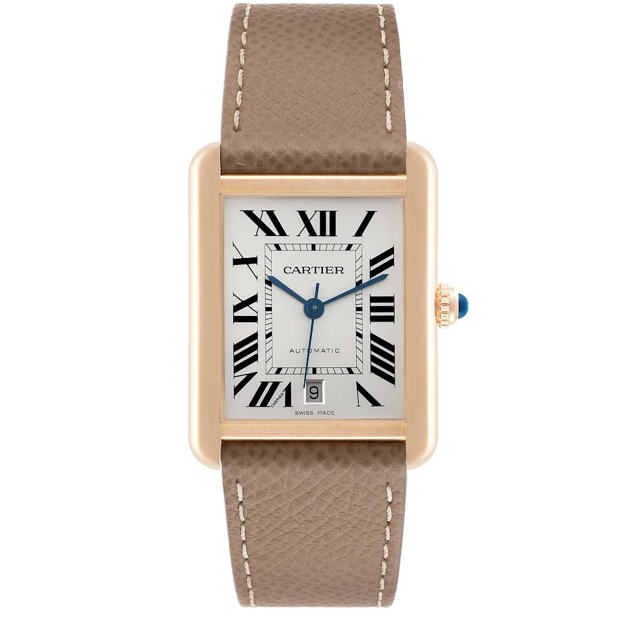 Cartier Tank Solo Rose Gold W5200026 Stock 51434 SwissWatchExpo