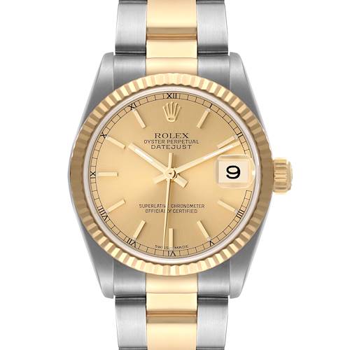 Photo of Rolex Datejust Midsize Steel Yellow Gold Ladies Watch 78273 Box Papers