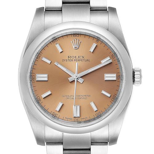 Photo of NOT FOR SALE -- Rolex Oyster Perpetual 36 White Grape Dial Mens Watch 116000 Box Card -- PARTIAL PAYMENT
