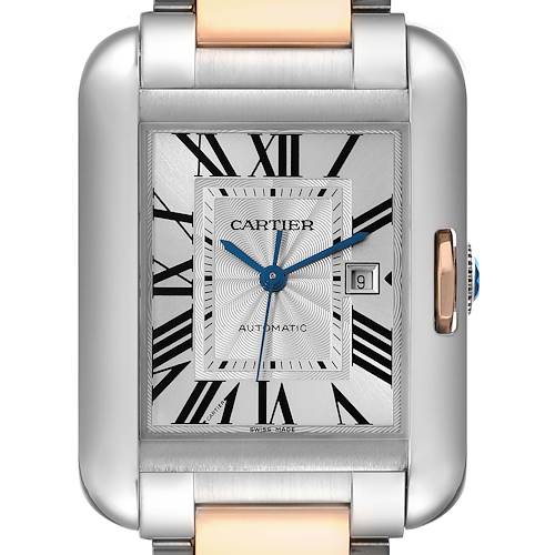 Photo of Cartier Tank Anglaise Large Steel 18K Rose Gold Unisex Watch W5310037