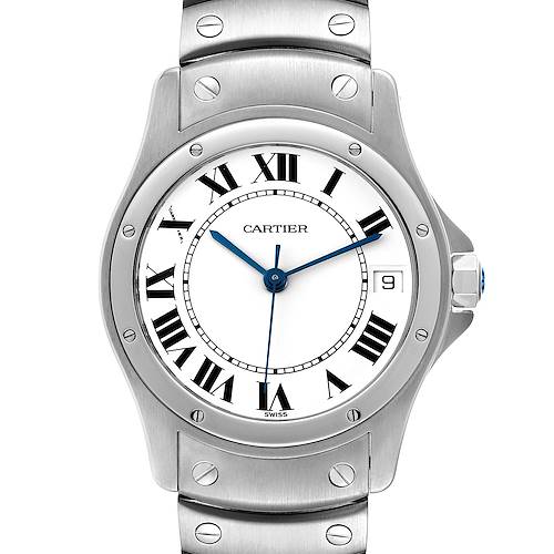 Photo of NOT FOR SALE Cartier Santos Ronde 33mm Automatic Steel Mens Watch W20026K1 PARTIAL PAYMENT