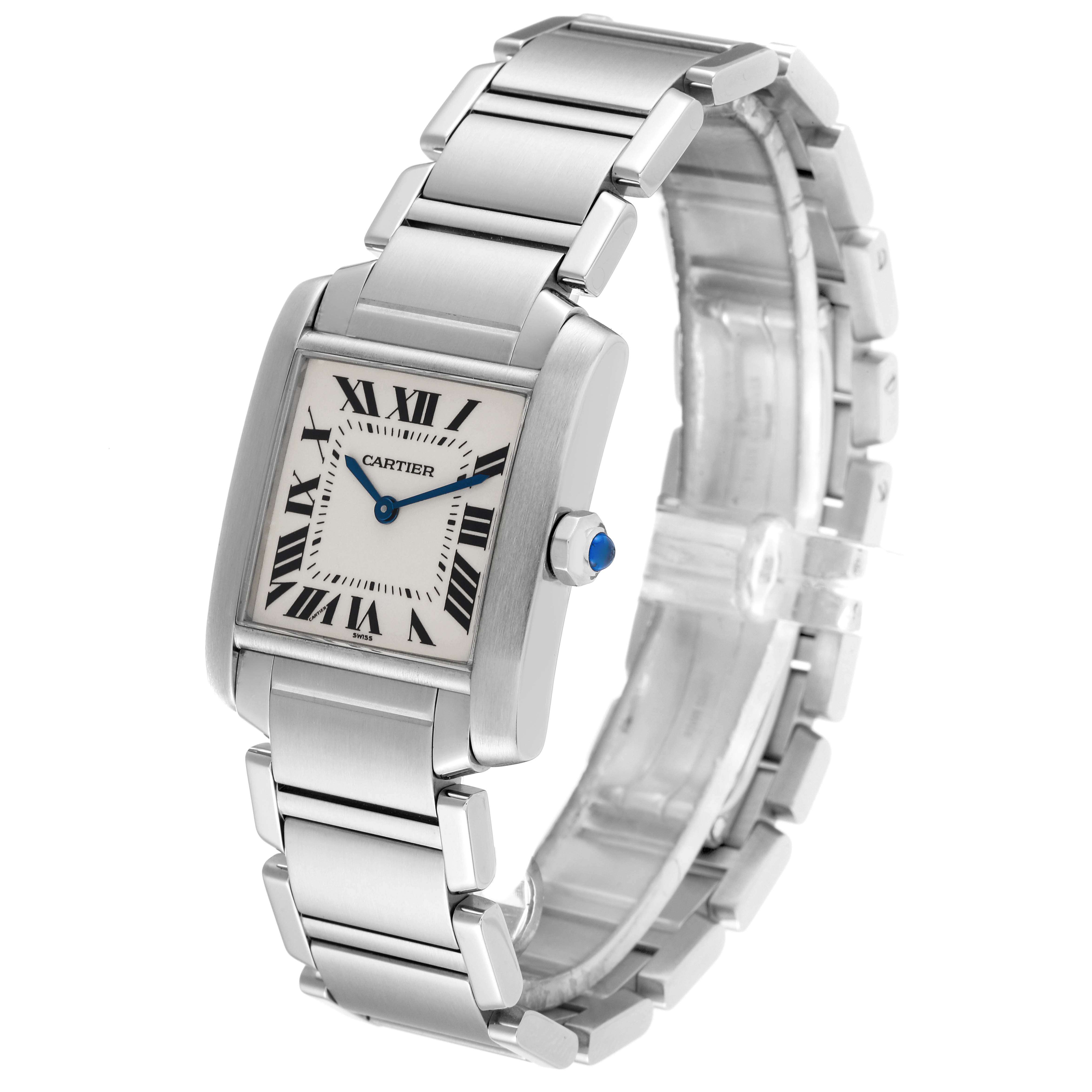 Cartier Tank Francaise Stainless Steel Wsta0005 Stock 54272 Swisswatchexpo 1159