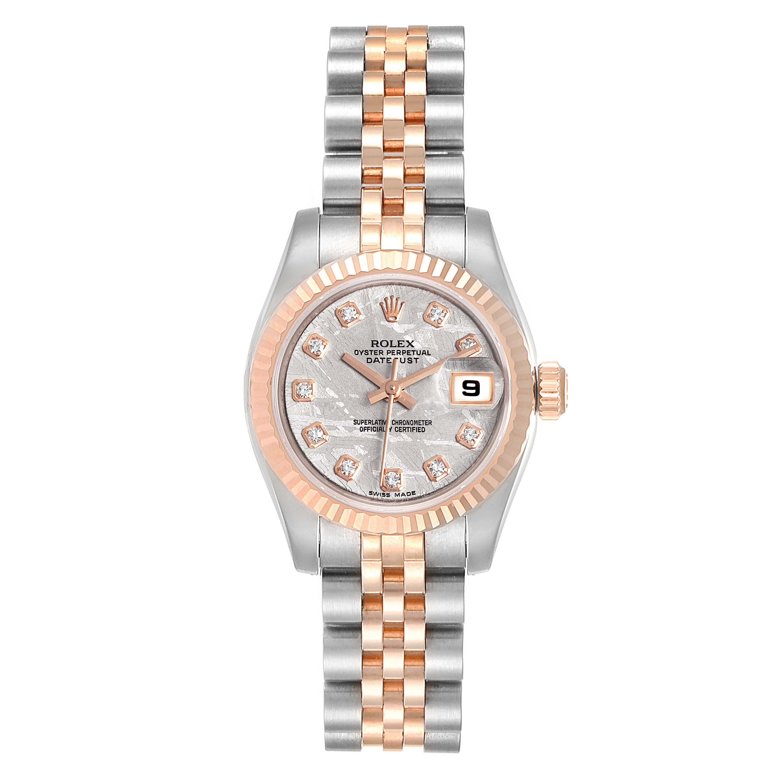 rolex rose gold watch for ladies