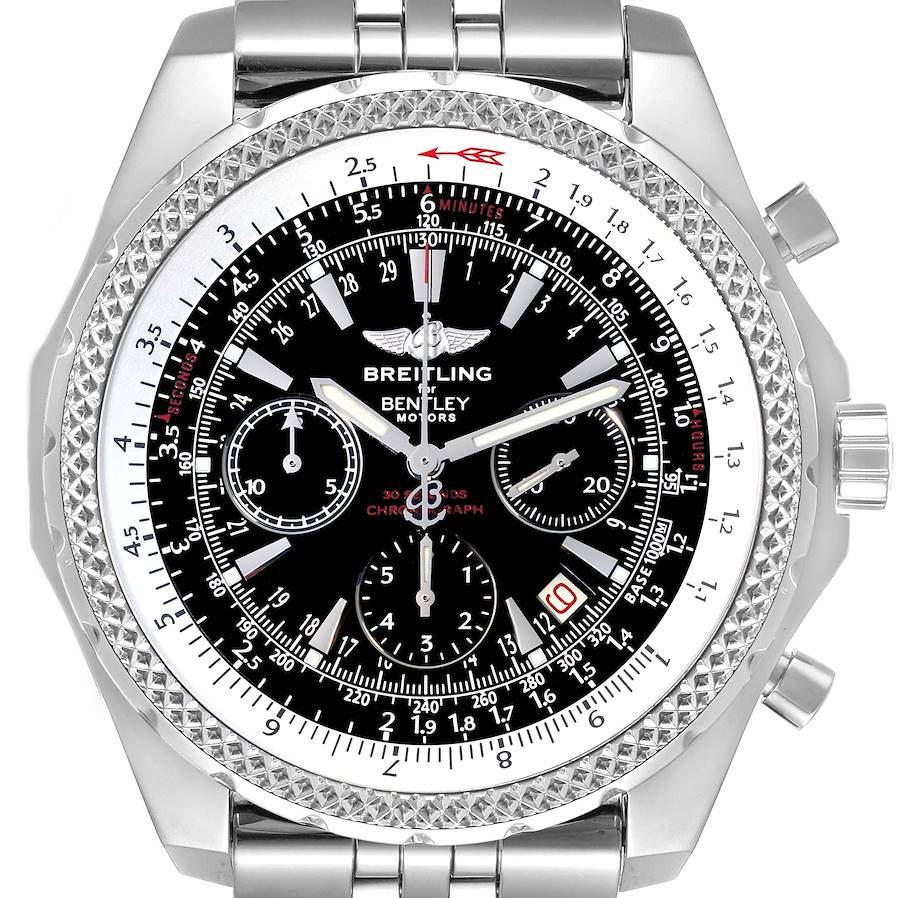 Breitling Bentley Motors Special Edition Steel Mens Watch A25362 SwissWatchExpo