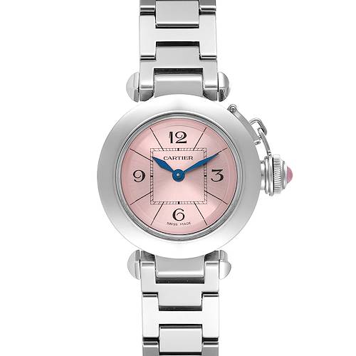 Photo of Cartier Miss Pasha Steel Pink Dial Ladies Watch W3140008