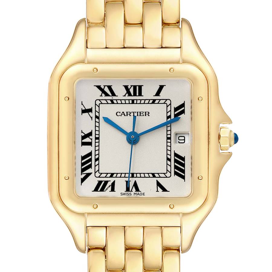 Cartier Panthere XL 27mm Yellow Gold Mens Watch W25014B9 SwissWatchExpo