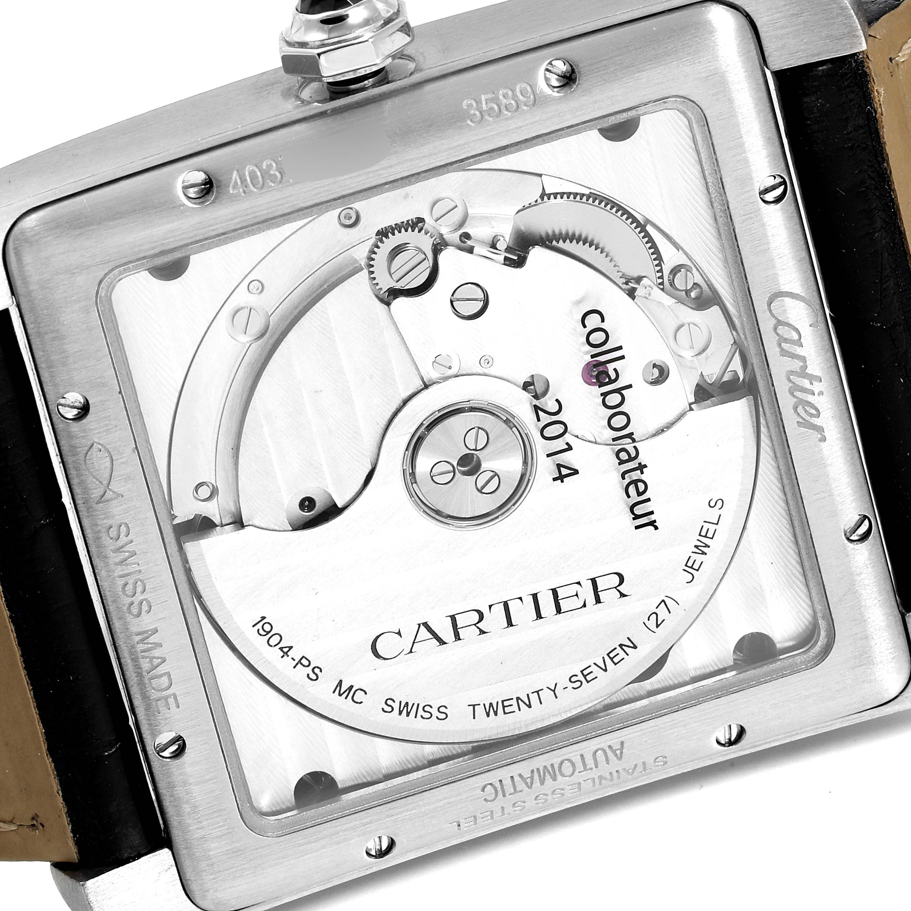 Cartier Tank MC Silver Dial Automatic Steel Mens Watch W5330003 ...