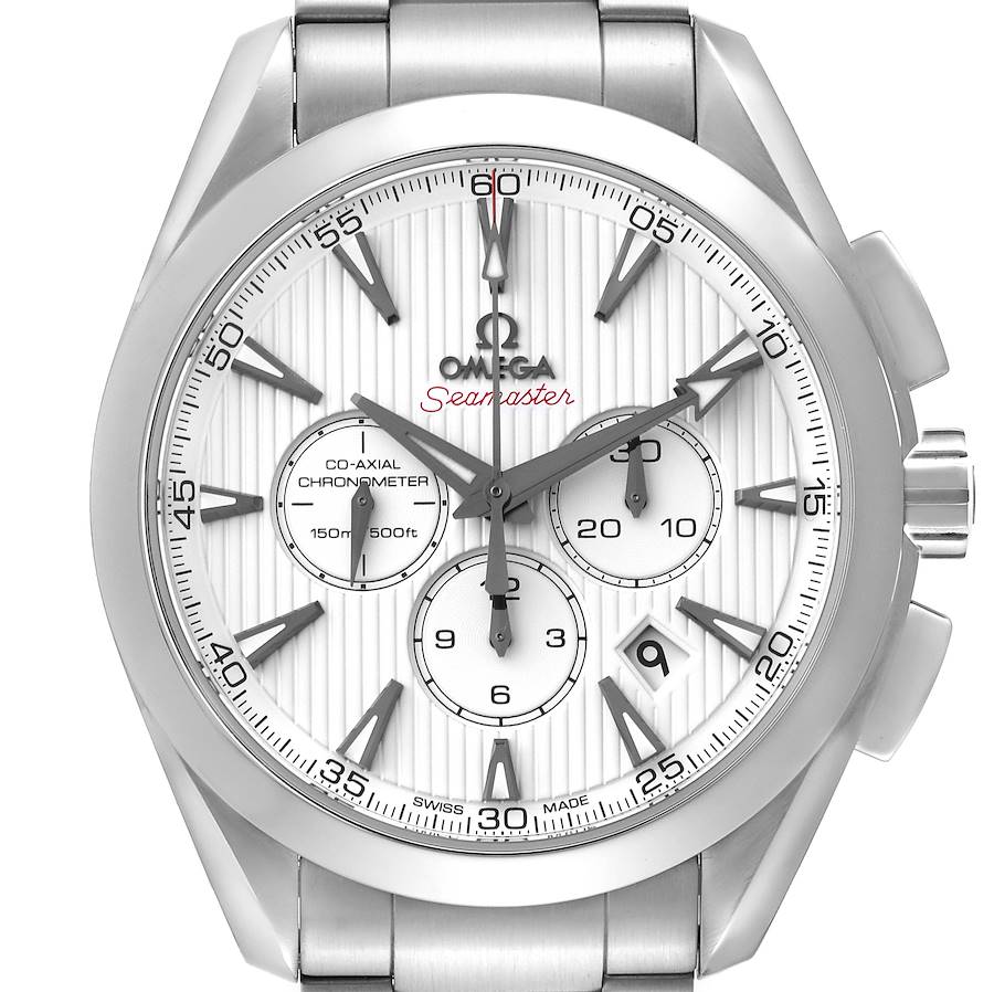 Omega Seamaster Aqua Terra Chrono Steel Mens Watch 231.10.44.50.04.001 Box Card SwissWatchExpo