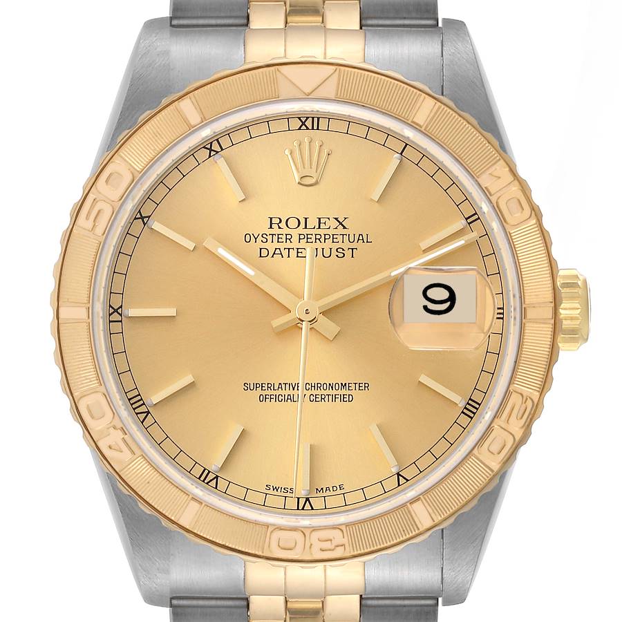 NOT FOR SALE Rolex Datejust Turnograph Steel Yellow Gold Mens Watch 16263 PARTIAL PAYMENT for BL SwissWatchExpo