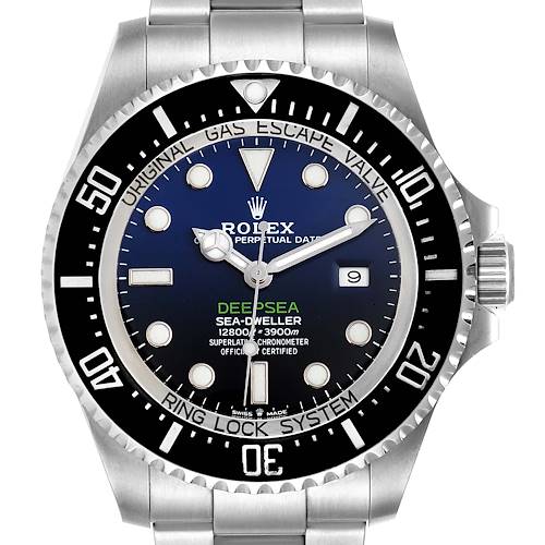 Photo of Rolex Seadweller Deepsea 44 Cameron D-Blue Mens Watch 126660 Box Card