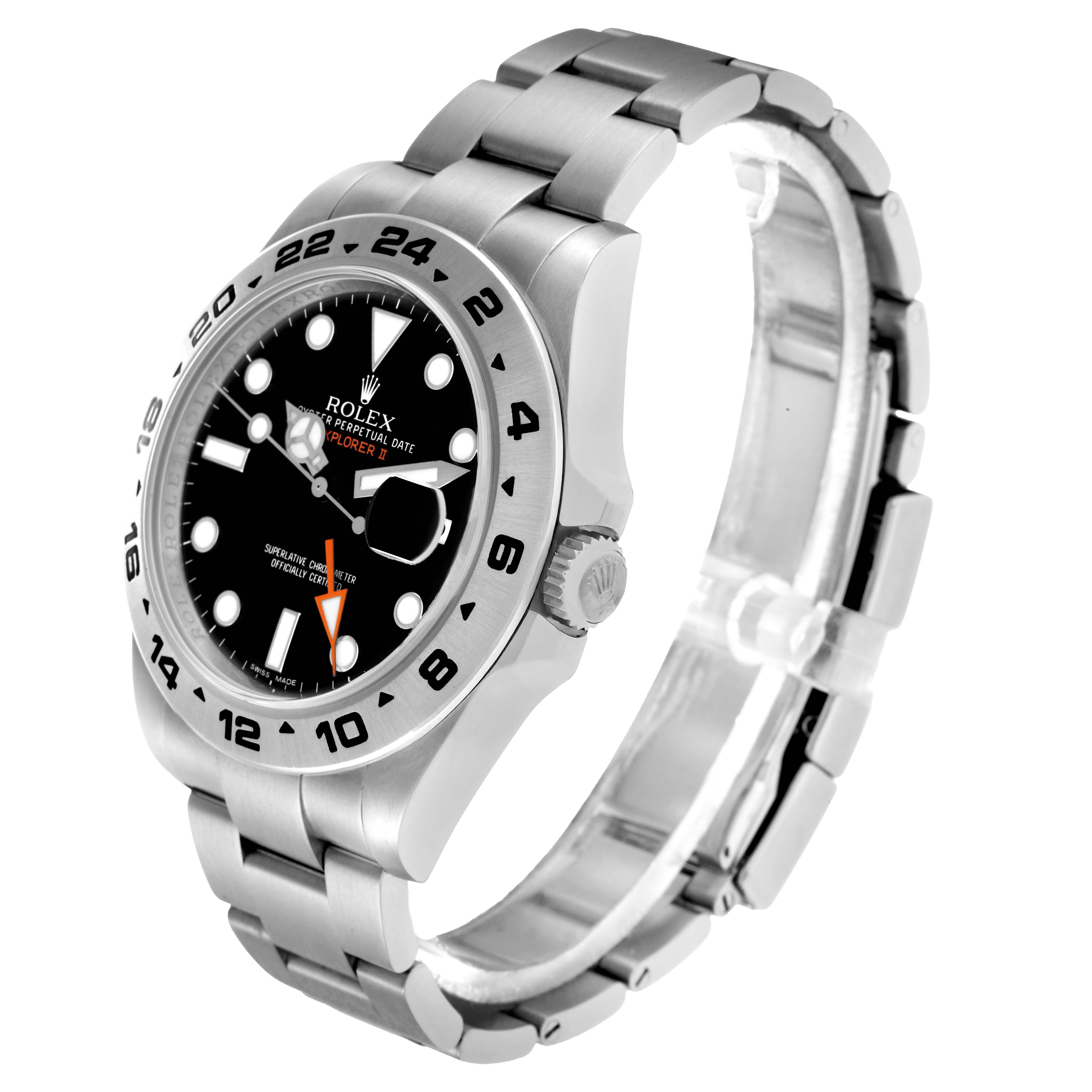 The Rolex Explorer 216570 Men
s Stainless Steel Black Dial watch is shown at an angled view, displaying the face, bezel, crown, and part of the bracelet.