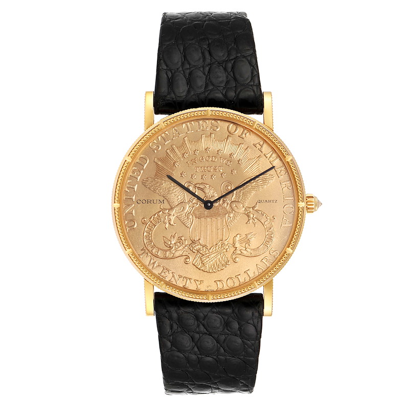 Corum Coin Watch Yellow Gold | Stock 28726 | SwissWatchExpo
