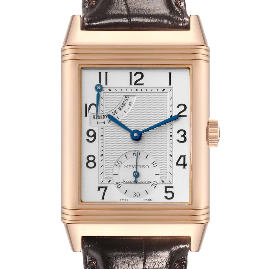 Jaeger LeCoultre Reverso Rose Gold Mens Watch 270.2.13 Q2702420 SwissWatchExpo