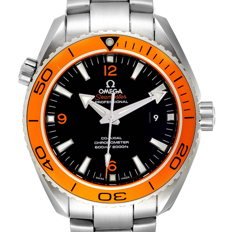 Omega Seamaster Planet Ocean 45 mm Watch 232.30.46.21.01.002 Box Card ONE LINK ADDED SwissWatchExpo