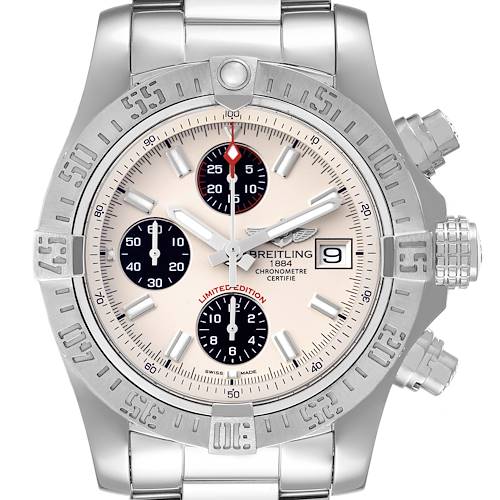Photo of Breitling Avenger II White Dial Steel Mens Watch A13381