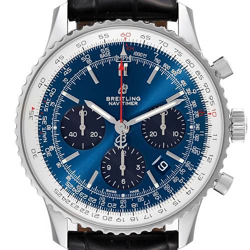 Photo of Breitling Navitimer 01 Blue Dial  Steel Mens Watch AB0121