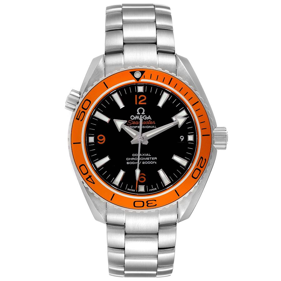 omega watch orange face