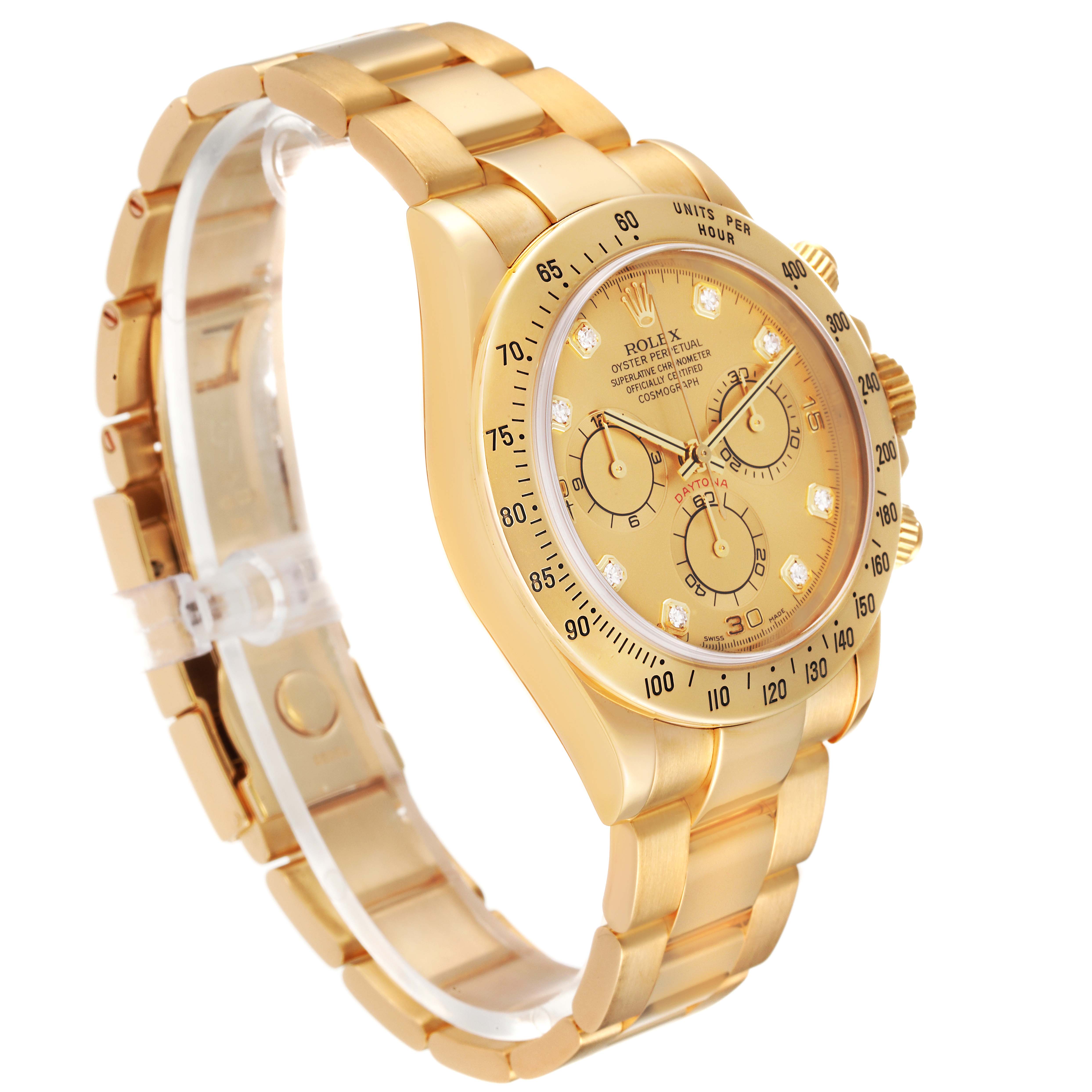 Rolex Daytona Yellow Gold 116528 | Stock 44964 | SwissWatchExpo