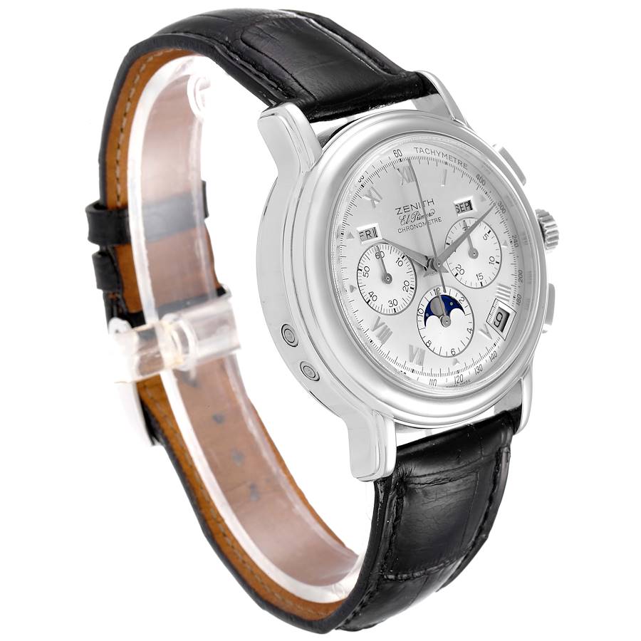 Zenith Chronomaster El Primero MoonPhase Triple Calendar Watch 01.0240.410  | SwissWatchExpo